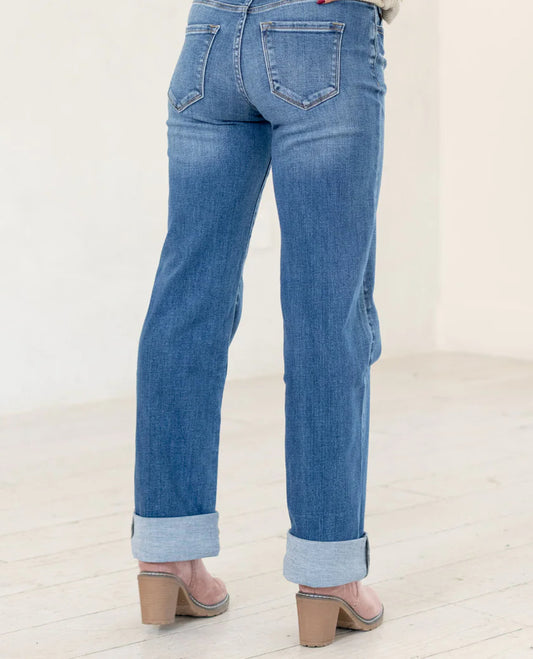 KanCan Women’s Wide Leg Jeans