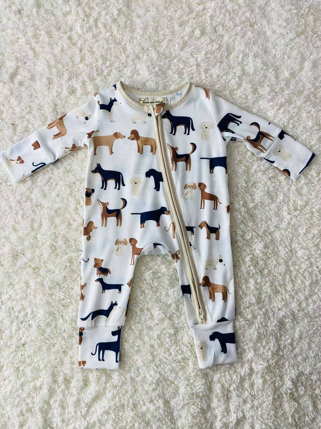 Cute Dogs Infant Romper