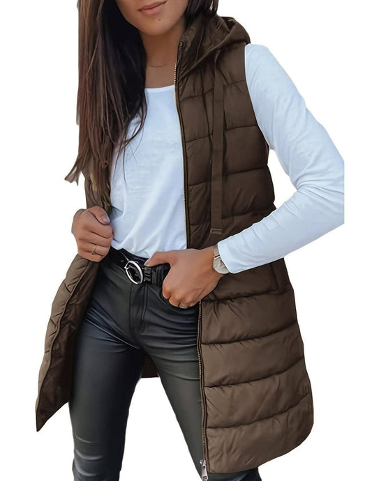 Long Quilted Vest