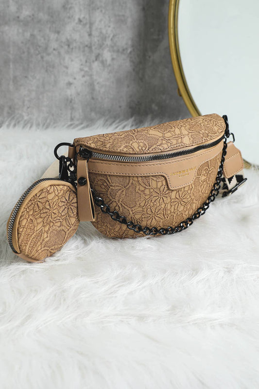 Chain Shoulder Bag With Coin Purse