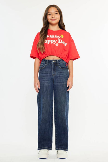 Youth Carli Wide Leg Jeans