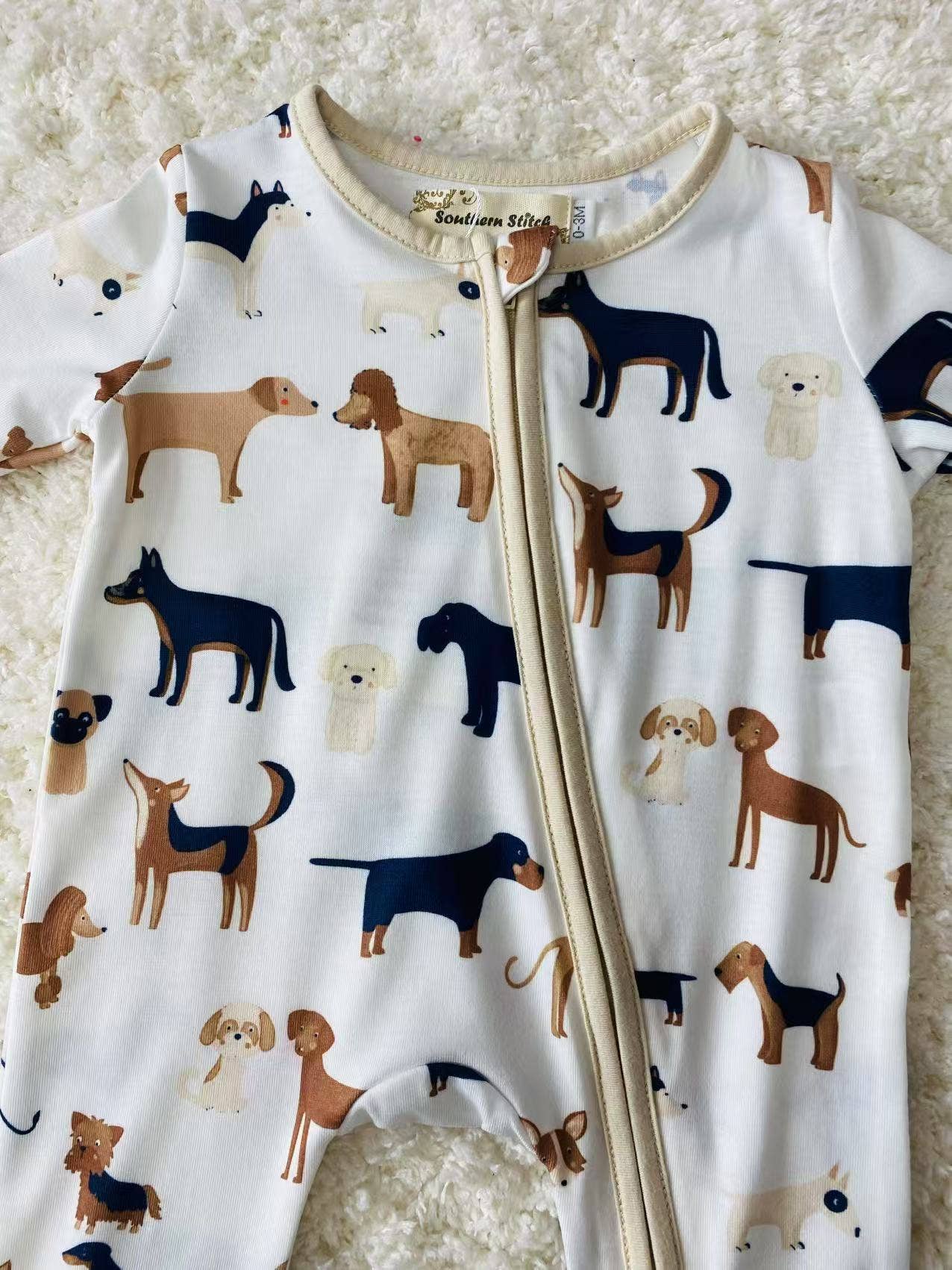 Cute Dogs Infant Romper
