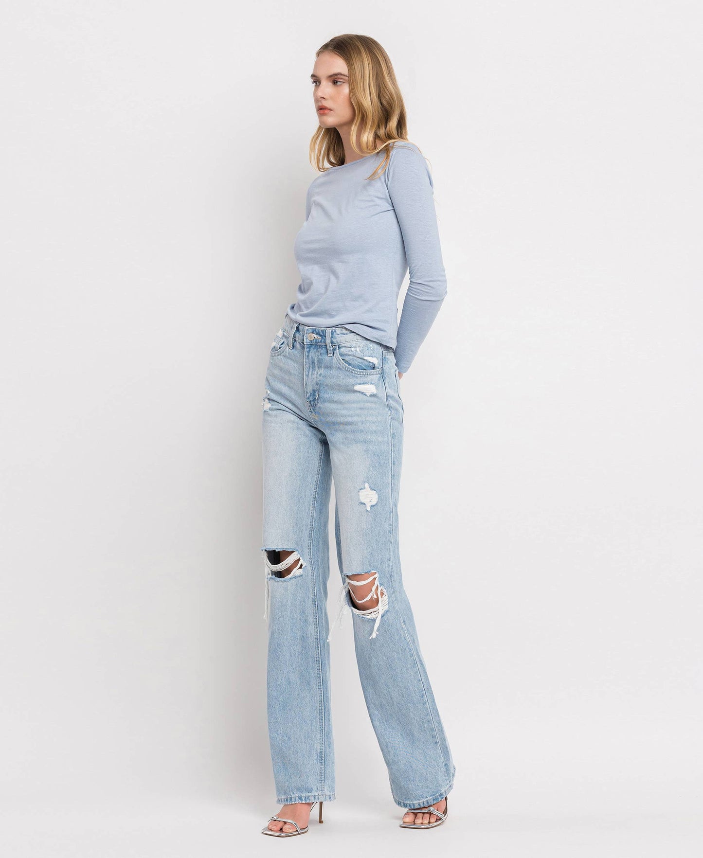 90'S Vintage Super High Rise Jeans