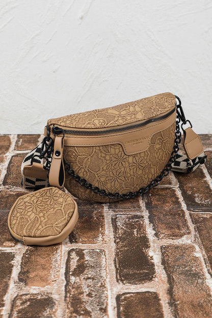 Chain Shoulder Bag With Coin Purse