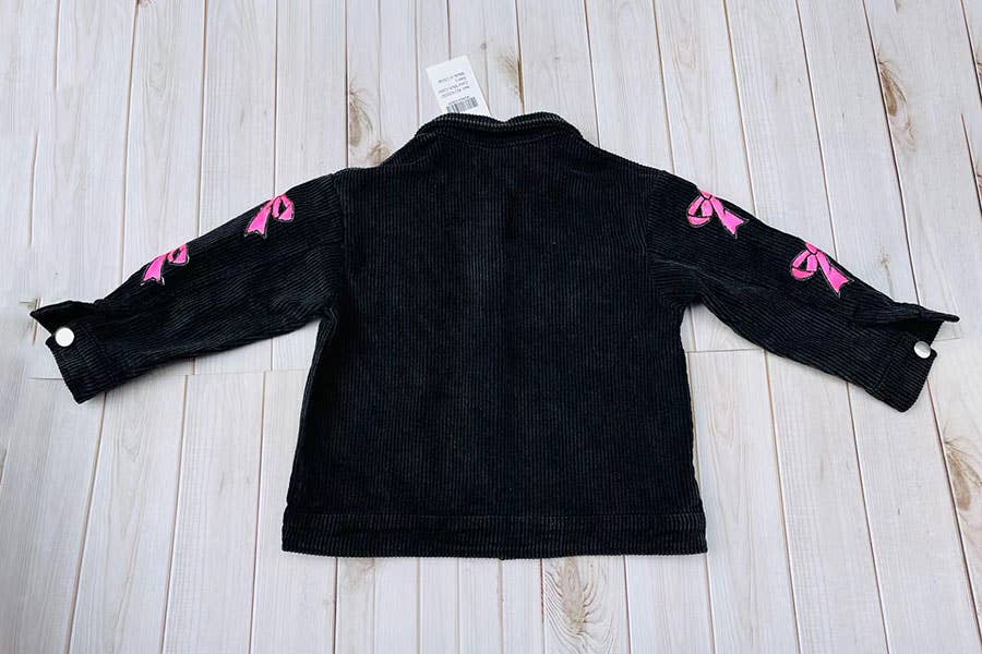 Black Corduroy Youth Jacket