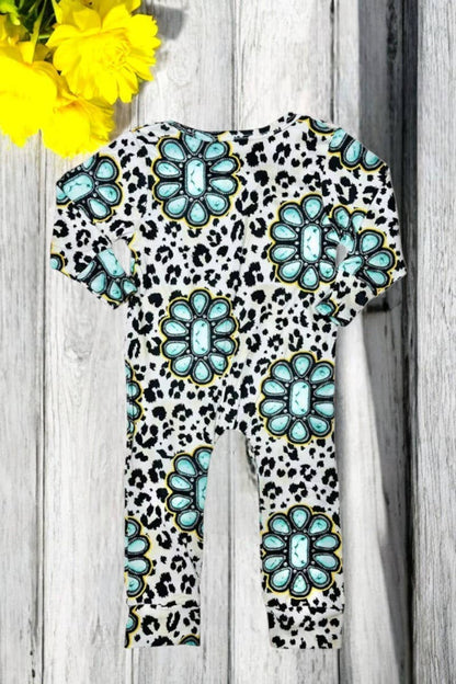 Leopard & Jewel Infant Romper