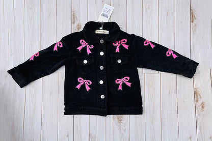 Black Corduroy Youth Jacket
