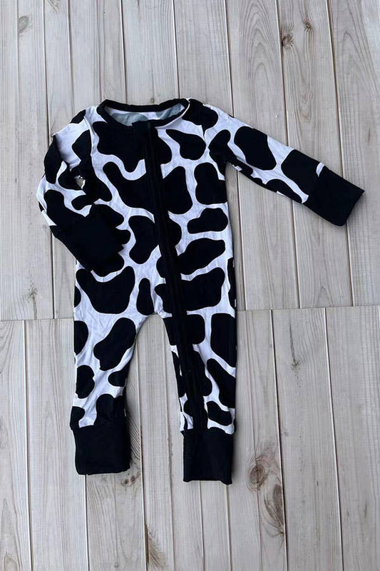 Bamboo Infant Cow Romper