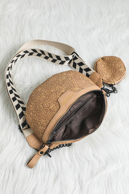 Chain Shoulder Bag With Coin Purse