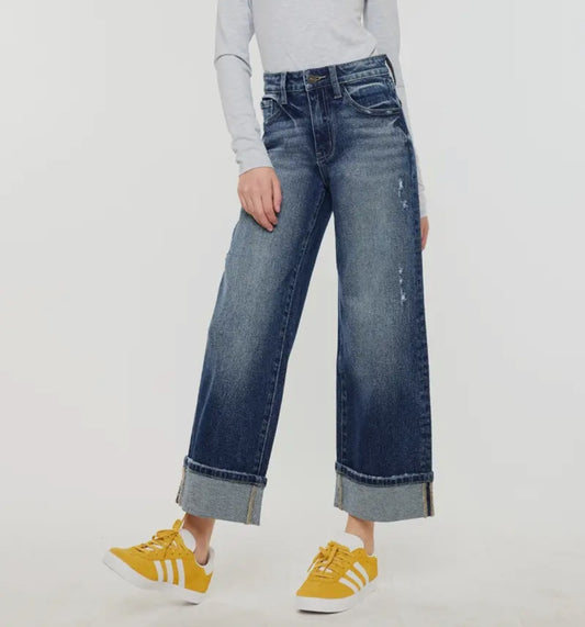 KanCan Youth Wide Leg Jeans
