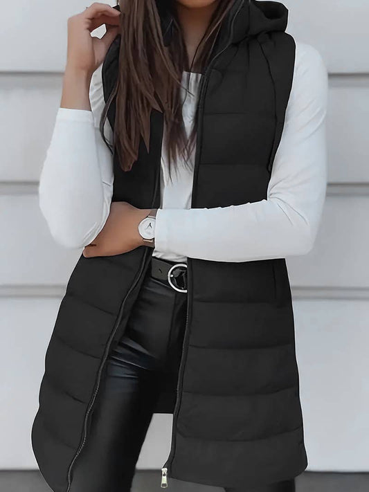 Long Quilted Vest