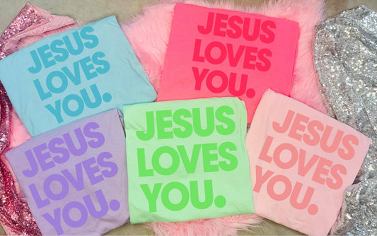 Jesus Loves You Short Sleeve Tee