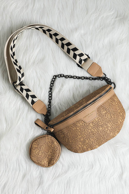 Chain Shoulder Bag With Coin Purse