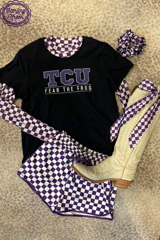 Women's Pep Rally Mesh Top Purple