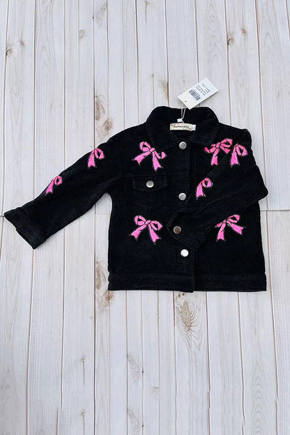 Black Corduroy Youth Jacket