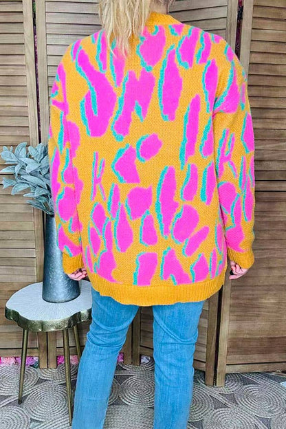Bright Leopard Women's Sweater