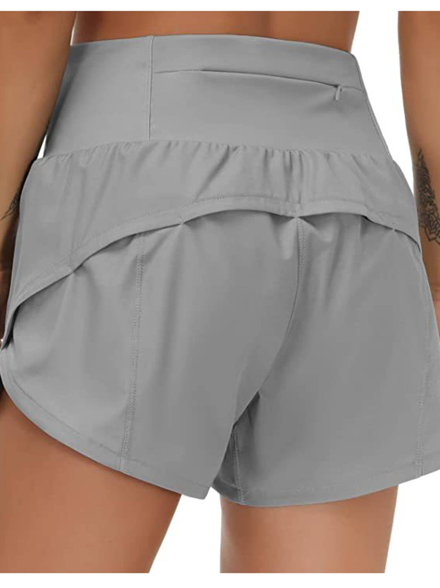 Zippered Pocket Athletic Shorts