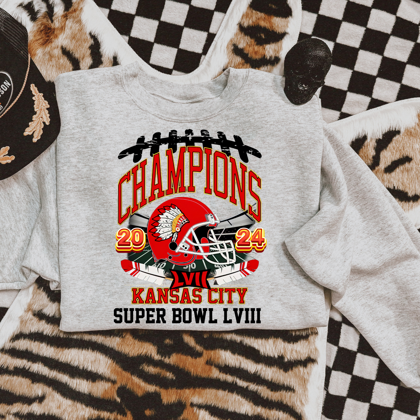 Champions KC LVII Superbowl Sweatshirt