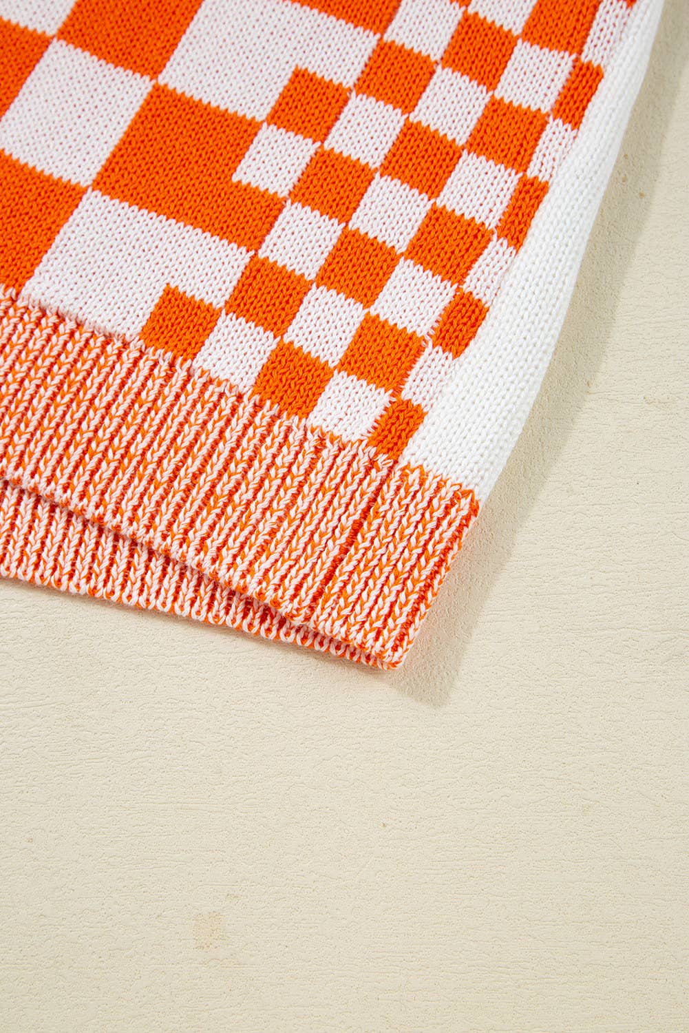 Women's Checkered Cardigan