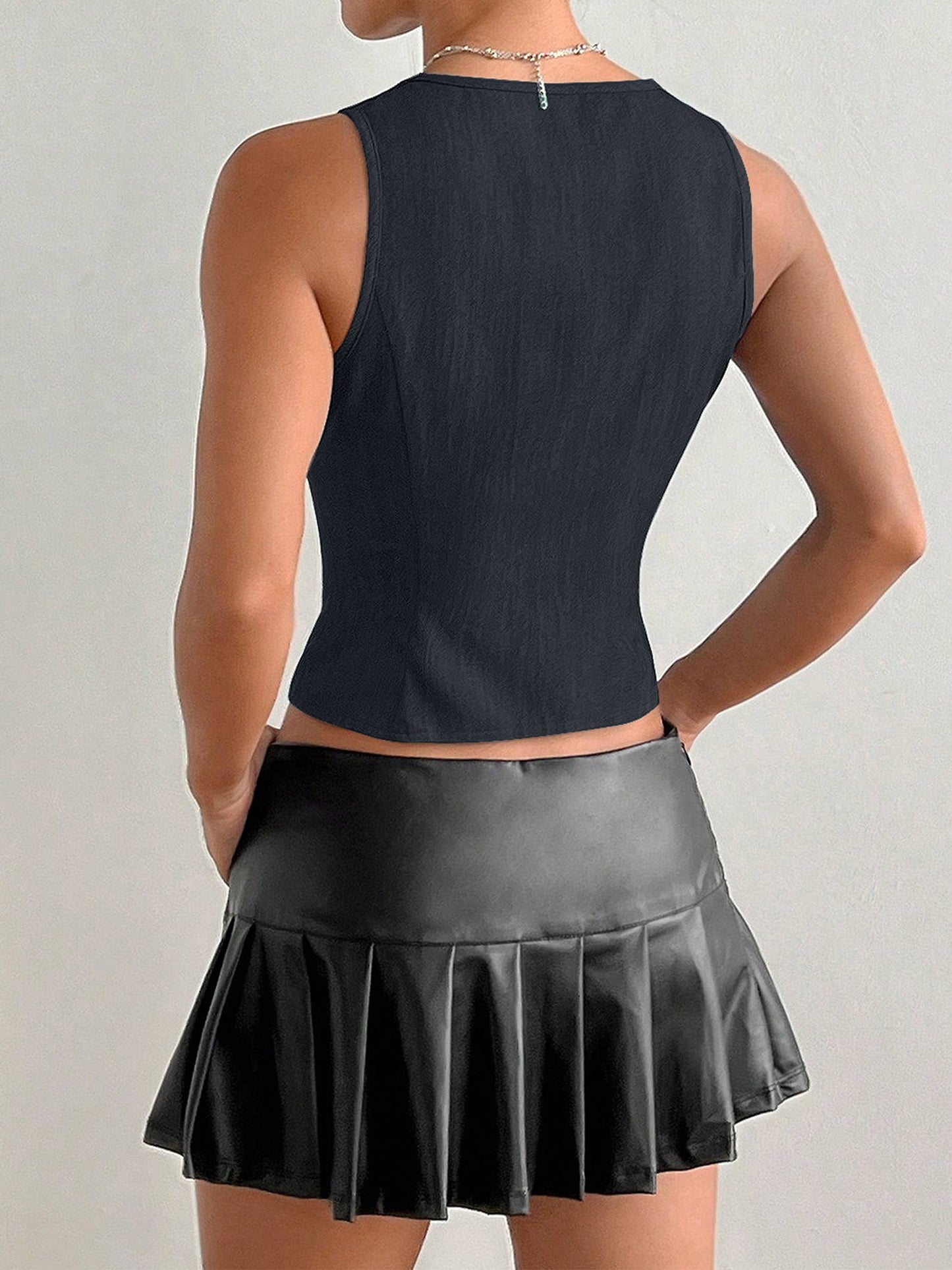 Tie Up Slim Fit Tank Top