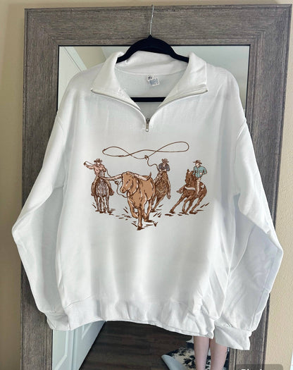 Wild Cowboys Quarter Zip